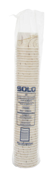Solo Symphony® CONTAINER PAPER FOOD DOUBLE SIDED POLY 8 OZ
