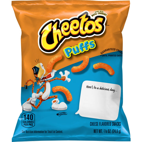 Snack Cheese Jumbo Puffs Single Serve