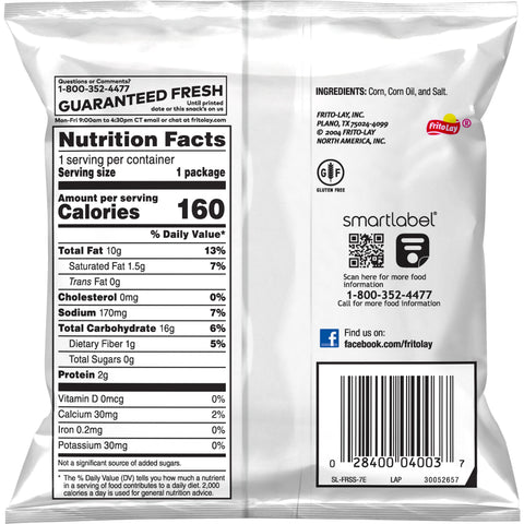 Chip Corn Original Single Serve