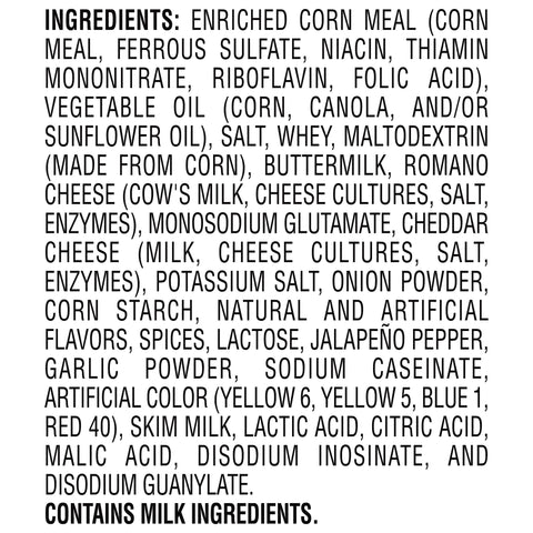Snack Cheese Crunchy Jalapeno Cheddar Large Single Serve