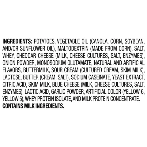 Ruffles Cheddar Sour Cream Potato Chips, 1.5 Ounce -- 64 per case.