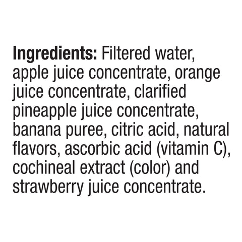 Tropicana JUICE ORANGE-STRAWBERRY-BANANA SINGLE SERVE CARTON