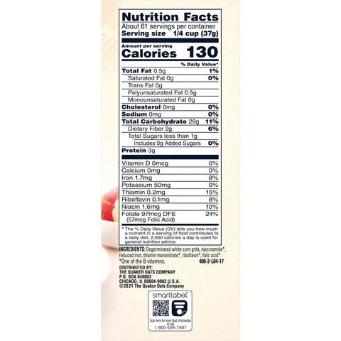 Cereal Hot Grits Quick White