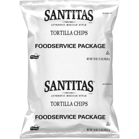 Santitas Regular Corn Tortilla Chips, 1 Pound -- 8 per case.