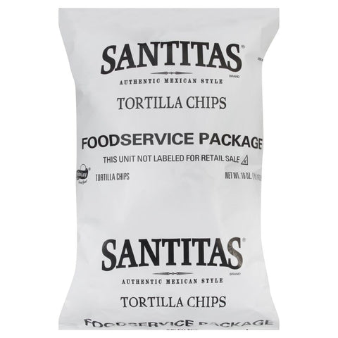 Santitas Regular Corn Tortilla Chips, 1 Pound -- 8 per case.