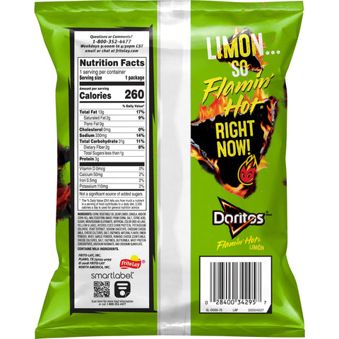 Doritos® CHIP FLAMIN HOT NACHO LIMON