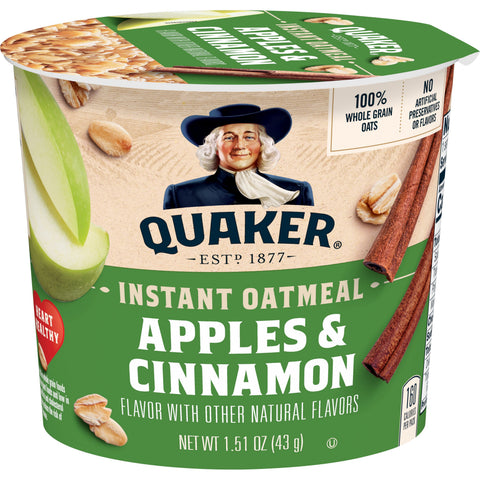Quaker Oats Xprs Apple Cinnamon 12/1.5 Z