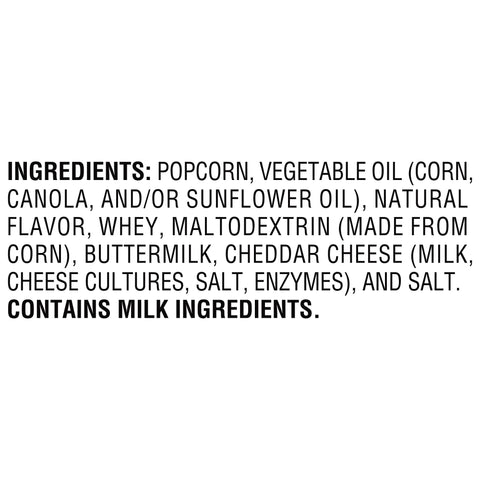 Smartfood White Cheddar Flavored Popcorn, 0.625 Ounce -- 104 per case