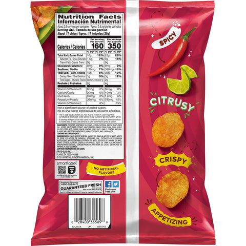 Lay's® CHIP POTATO CHILE LIMON XVL