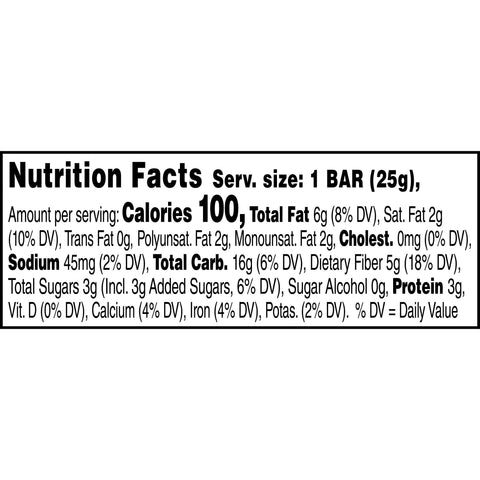 Snack Bar Chai Coconut Vegan Gluten-free Iw