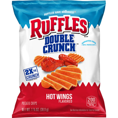 Ruffles® CHIP DOUBLE CRUNCH HOT WINGS