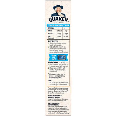 Quaker® CEREAL GRITS QUICK BOX