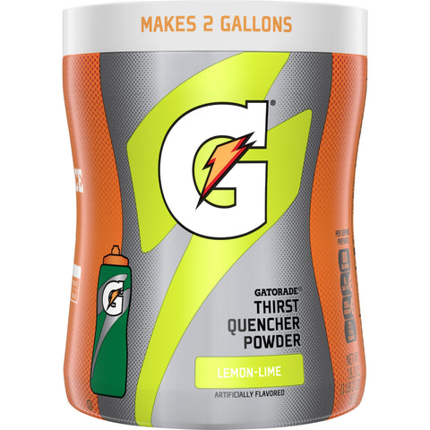 Gatorade DRINK MIX POWDER LEMON LIME CANISTER