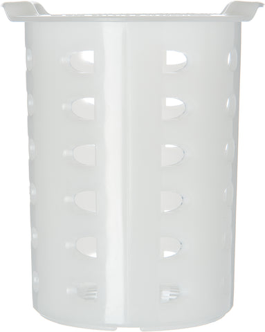 Carlisle CYLINDER SILVERWARE WHITE PLASTIC PERMA-SIL