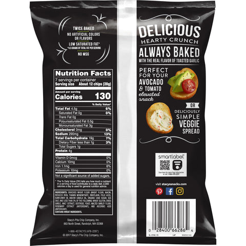 Stacy's® CHIP BAGEL TOASTED GARLIC