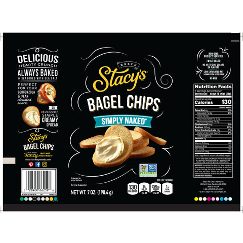 Chip Bagel Simply Naked