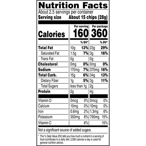 Lays Classic Potato Chips, 2.25 Ounce -- 24 per case