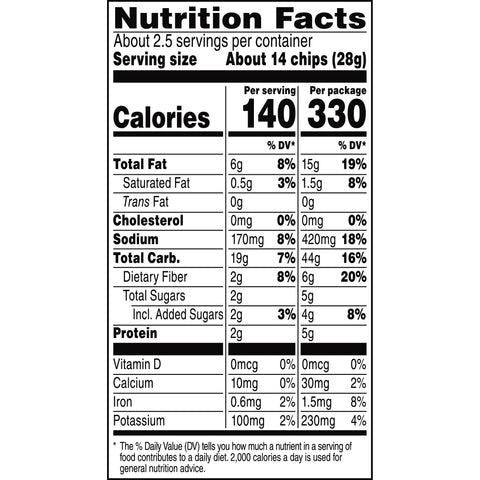 Sunchips Whole Grain Harvest Cheddar Snacks, 2.375 Ounce -- 24 per case