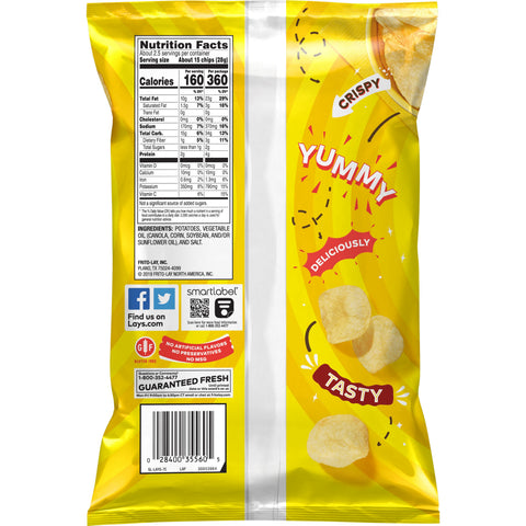 Lays Classic Potato Chips, 2.25 Ounce -- 24 per case