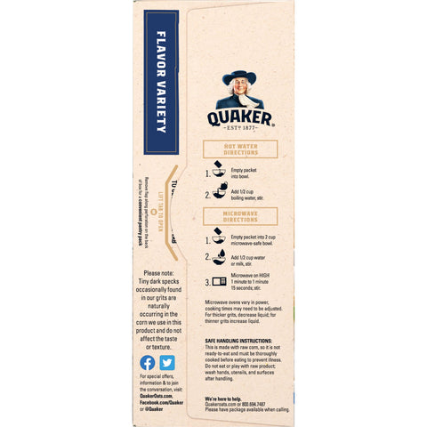 Quaker® GRITS INSTANT VARIETY PACK