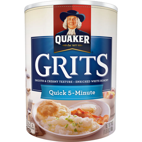 Quaker® CEREAL GRITS QUICK WHITE TUBE