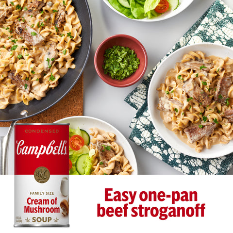 Campbell's® SOUP CREAM OF MUSHROOM FAMILY SIZE