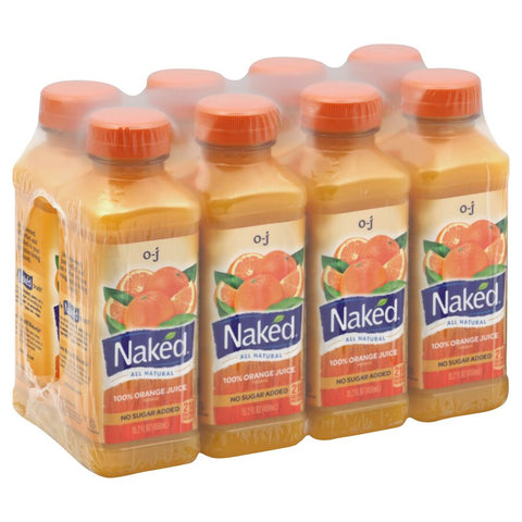 Naked Juice JUICE ORANGE PLASTIC BOTTLE