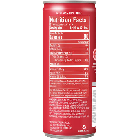 Izze JUICE SPARKLING GRAPEFRUIT CAN