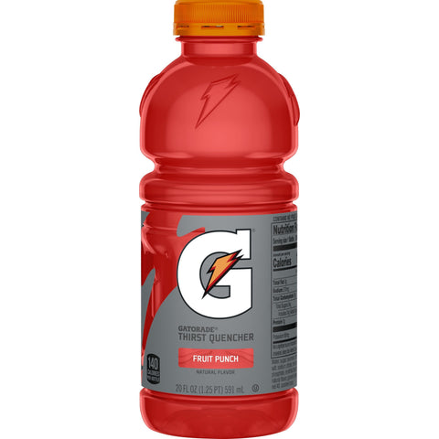 Gatorade DRINK FRUIT PUNCH WIDEMOUTH PLASTIC BOTTLE