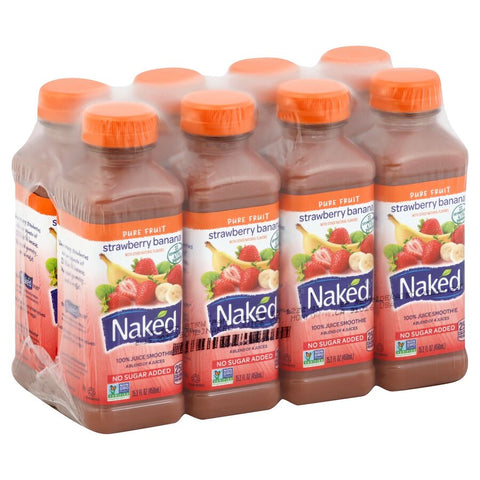 Naked Juice DRINK STRAWBERRY BANANA PLASTIC BOTTLE REFRIGERATED