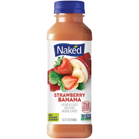 Naked Juice DRINK STRAWBERRY BANANA PLASTIC BOTTLE REFRIGERATED