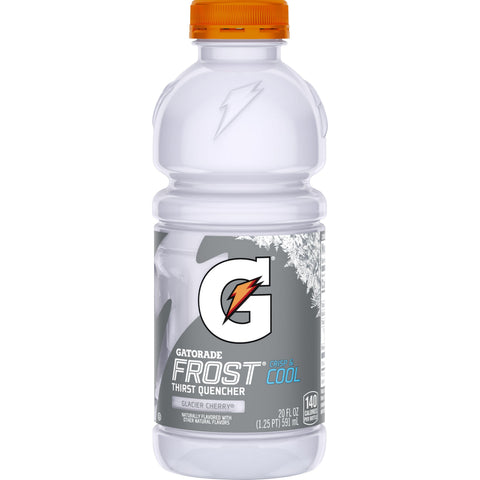 Gatorade DRINK GLACIER CHERRY WIDEMOUTH PLASTIC BOTTLE