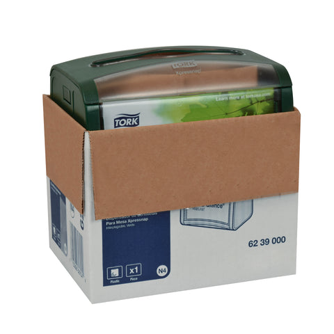 Tork Xpressnap® DISPENSER NAPKIN TABLETOP GREEN 6X8X6