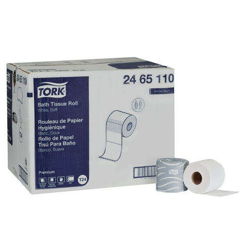 Tork Premium TISSUE BATH PREMIUM WHITE 2-PLY 4X4.35