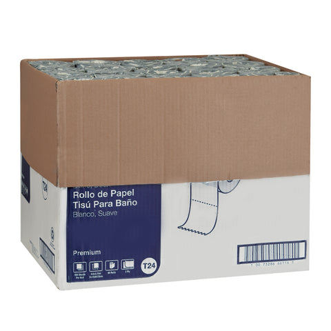 Tissue Bath Premium White 2-ply 4x4.35
