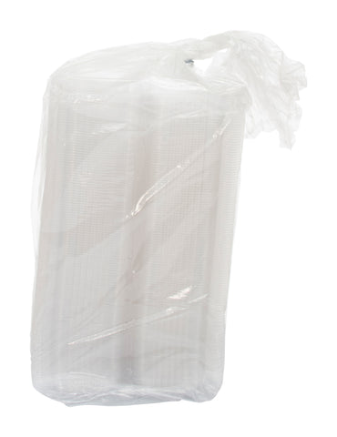 Container Plastic Oblong Clear Hinged 8.5x4.5x2.1