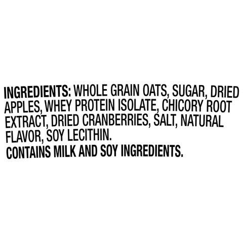 Quaker® QUAKER OATS XPRS APPLE CRANBERRY12/1.79Z