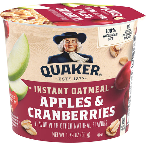Quaker® QUAKER OATS XPRS APPLE CRANBERRY12/1.79Z