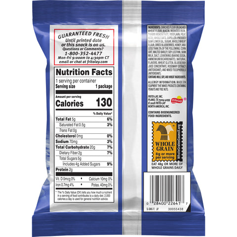 Grandma's® COOKIE BLUEBERRY VANILLA MINI SINGLE SERVING BAG