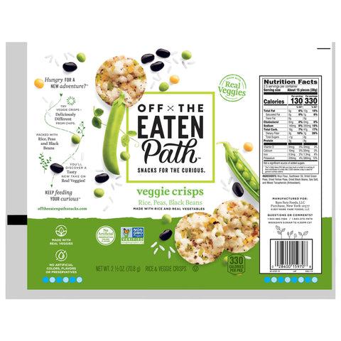 Off The Eaten Path Sea Salt Veggie Crisps, 2.5 Ounce -- 24 per case