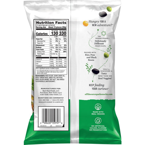 Off The Eaten Path Sea Salt Veggie Crisps, 2.5 Ounce -- 24 per case