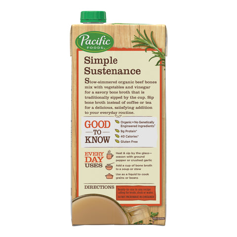 Pacific Foods BROTH BEEF BONE ORGANIC