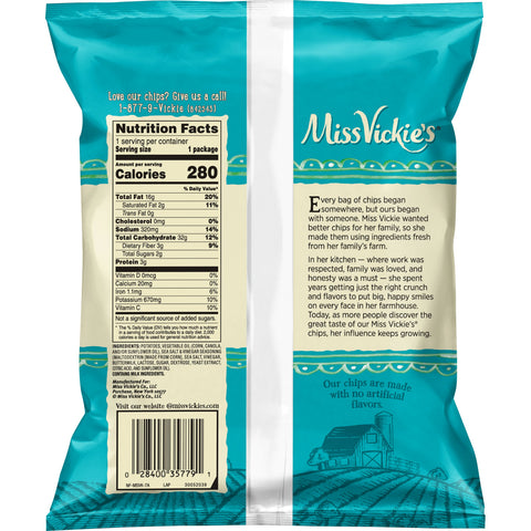 Miss Vickies® CHIP POTATO KETTLE SEA SALT & VINEGAR XVL