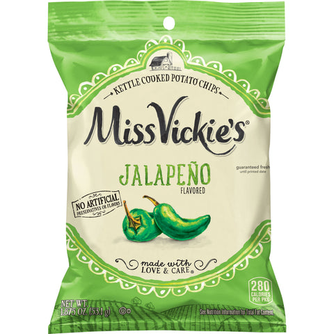 Miss Vickies® CHIP POTATO KETTLE JALAPENO XVL PEG