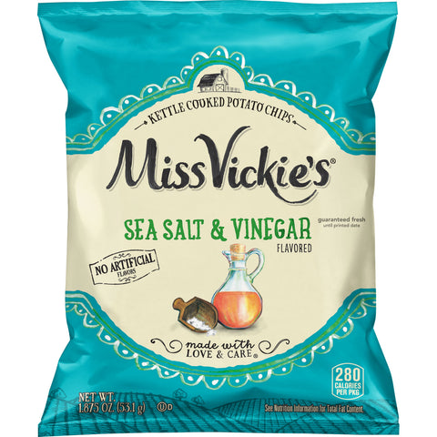 Miss Vickies® CHIP POTATO KETTLE SEA SALT & VINEGAR XVL