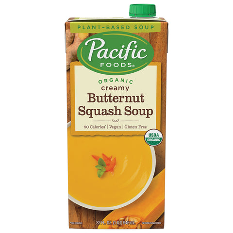 Pacific Foods SOUP BUTTERNUT SQUASH CREAMY ORGANIC
