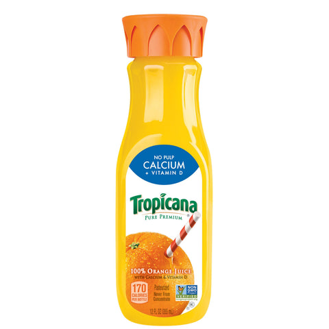 Tropicana Pure Premium JUICE ORANGE + CALCIUM PURE PREMIUM PLASTIC BOTTLE
