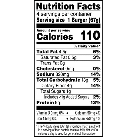 Morningstar Farms Spicy Black Bean Veggie Burgers, 9.5 Ounce -- 8 per case.