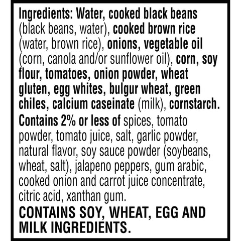 Morningstar Farms Spicy Black Bean Veggie Burgers, 9.5 Ounce -- 8 per case.