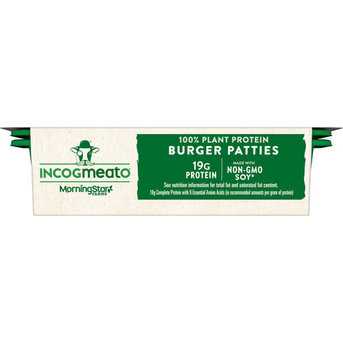 Incogmeato BURGER PATTY VEGAN